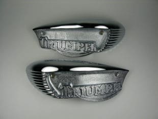 Tank Badge Set, Triumph 66-68